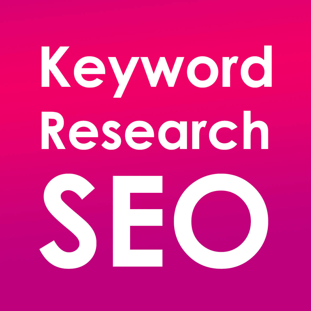 keyword research seo
